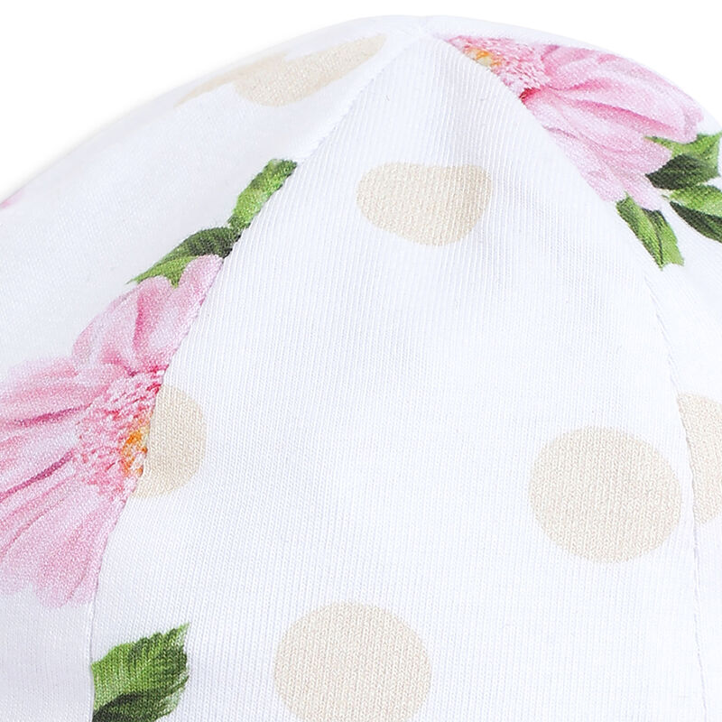 Girls White Knitted Hat image number 2